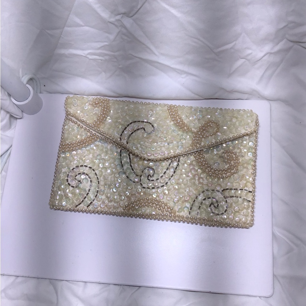 Vintage beaded clutch